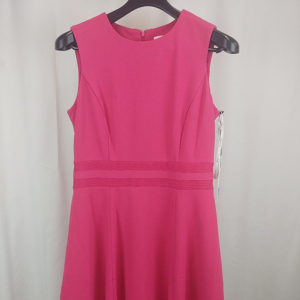 Calvin Klein	- Sleeveless  W Mesh Inserts, Fusha Pink, 8 US